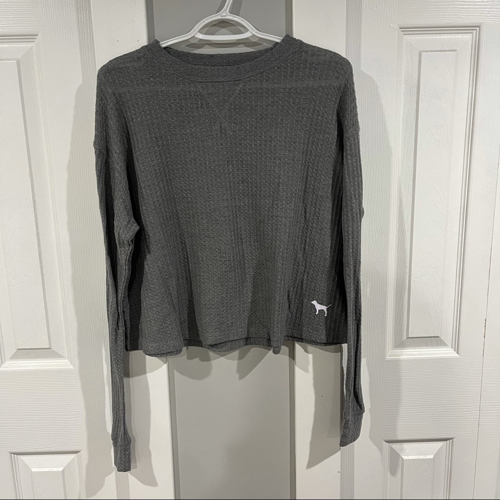 VS PINK Waffle Knit Longsleeve